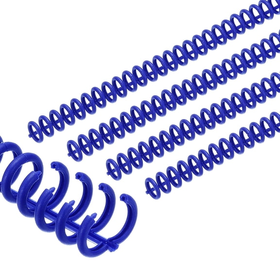 Uxcell 12mm(1/2") Plastic Spiral Binding Coils, 25 Pcs Binding Spirals 85 Sheet Capacity 3:1 Pitch Binding Spirals for Binding Paper Sheets, Morandi