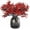 Burnt Red Brown, variant on Babys Breath Silk Artificial Flowers 12 Bundle European Fake Plants Decor Fall Decoration Bouquets DIY Home Garden (Beige Brown-12pcs)