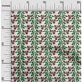 thumbnail image 2 of oneOone Tissu Popeline de Coton Rouge Tissu pour Robe Tissu Imprimé au Mètre 56 Pouces de Large-Va, 2 of 5