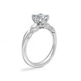 thumbnail image 2 of 1.15 Carat Brilliant Princess Cut Natural Diamond Solitaire Beautiful Ring for Engagement Solid 18K White Gold Size 9, 2 of 8