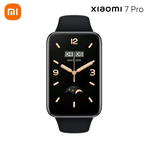 Xiaomi Mi Band 7 Pro Pulsera inteligente Pantalla AMOLED Posicionamiento GNSS independiente Monitore Meterk  Negro