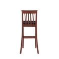 thumbnail image 5 of Linon Nataly 31" Indoor Wood Bar Stool, Dark Cherry, 5 of 9