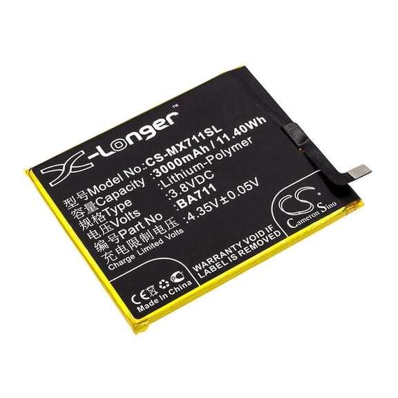 3000mAh BA711 Battery for Meizu M6 Dual SIM M711Q M711M M6 M6 Dual SIM TD-LTE Blue Charm 6 M711C