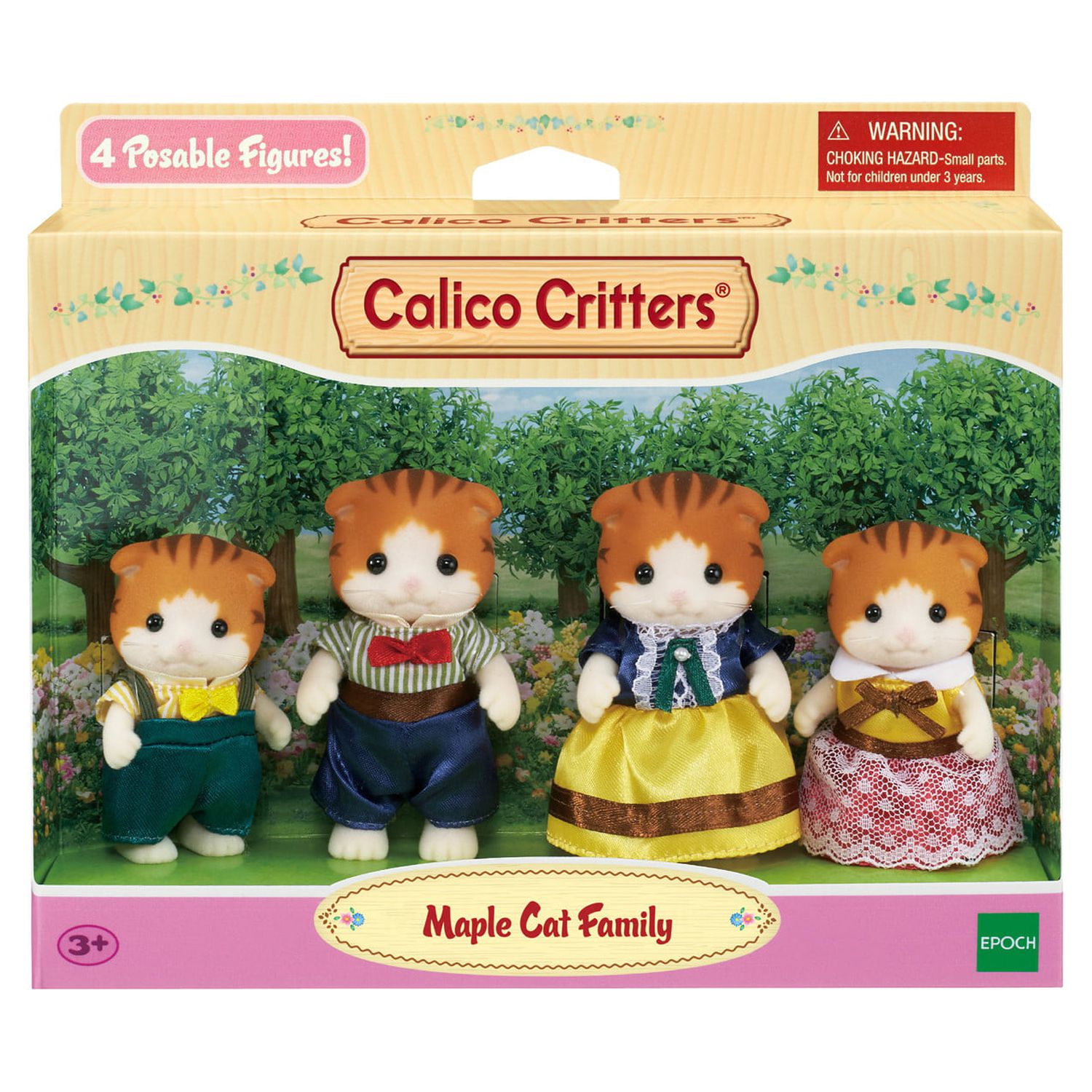 Calico Critters Maple Cat Family, Set of 4 Collectible Doll Figures - image 5 of 7