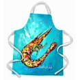 thumbnail image 1 of Carolines Treasures MW1242APRON Tout Ce Tablier de Crevette Sarcelle Jazz, 1 of 4