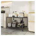 thumbnail image 5 of 2-Tier Wire Storage Shelves,Height Adjustable Metal Shelving 35.4" W x 23.6" D x 23.6" H,Heavy-Duty Storage Shelves,Suitable for Bathroom,Kitchen,Laundry,Pantry,Black, 5 of 7