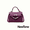 Purple, variant on NewTone Women Mini Square PU Handbag, Top Handle Flap Lock Crossbody Purse with Adjustable Strap, Multi Color Gold/Silver Metal Hardware Shoulder Bag for Daily Casual Outfit