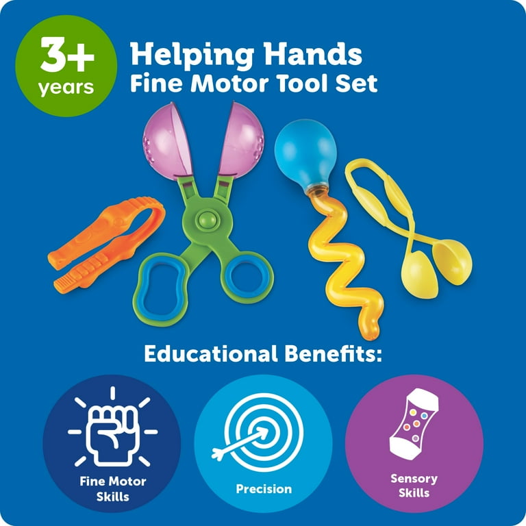 Learning Resources Helping Hands Fine Motor Tool Set, Sensory Toy
