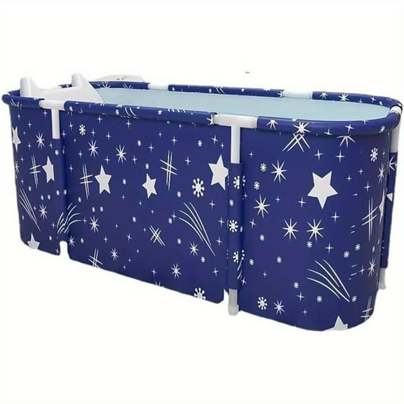 Foldable Portable Bathtub with Thermostatic Shower | Ice & Spa Soaking Tub