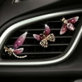 thumbnail image 4 of Car Fresheners for Women, Sparkling Diamond Honeybee Car Vent Clips with Aromatherapy Scent and Bling Decor, 4 of 5
