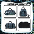 thumbnail image 4 of Bolsa deportiva Oruiji, bolsa de lona para niños y niños con compartimento para zapatos, 4 of 6