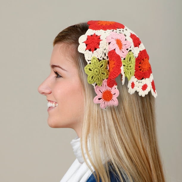 unbranded 3Ud Bandanas Para De Hechas A Mano Con Estilo Floral Y Elástico