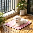 thumbnail image 5 of Cififendec Cooling Pet Sleeping Mat, 35.43"×27.56", Breathable Heat Dissipation Ice Pad for Pet Summer Temperature Relief, Indoor Kennel Sofa Floor Rest Cushion, 5 of 5