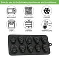 thumbnail image 3 of JANGSLNG Halloween Skull Mold Food Grade BPA Free Heat-Resistant Non-stick Chocolate Candy Dessert Mold Kitchen Supplies, 3 of 7