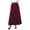 A-Red610, variant on Wxolcjlv Womens Velvet Maxi Skirt Elastic Waist Pleated Full Cut Skirts