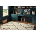 thumbnail image 5 of Chris Loves Julia x Loloi Alice Cream/Charcoal 7'-9" x 10' Area Rug, 5 of 11