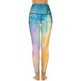 thumbnail image 3 of Colorful Tie Dye Vortex High Waisted Leggings for Women No See Through Tummy Control Buttery Soft Yoga Pants for Workout Athletic Running, 3 of 6