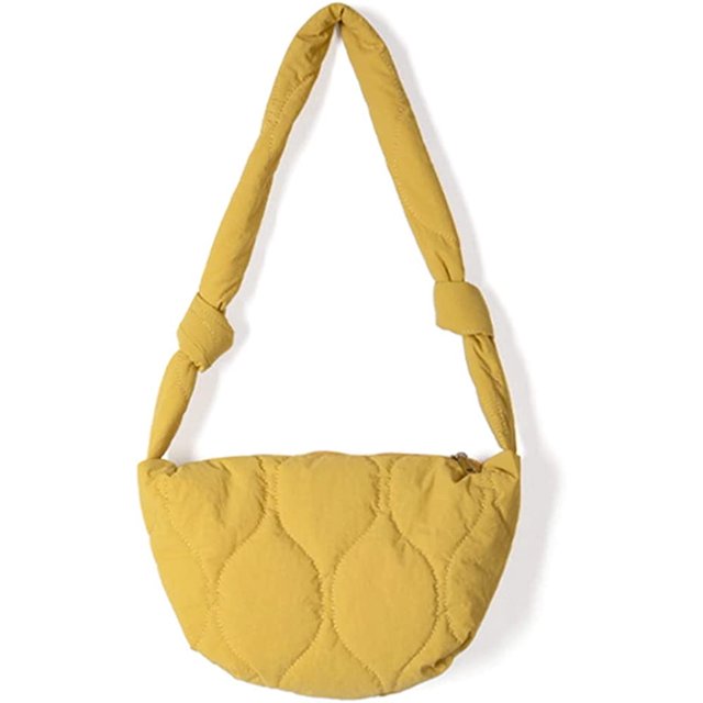 LinYooLi Quilted Tote Bags for Women Lightweight Quilted Padding Shoulder Bag Down Cotton Padded Large Tote Bags Lattice