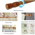 thumbnail image 4 of 2 Pack Small Tension Rods 15.7 in to 28 Curtain Rods Window Rods in Extendable Width Spring Cupboard Bars for Kitchen Utensils, Closet, and Cabinet, Fit in The Spaces to Stay Up, 4 of 7