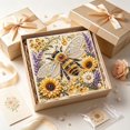 thumbnail image 5 of Animal Pearl Art DIY Craft Kit 5D Diamond Painting for Adults Beginner, Handmade Pearl Beads Diamond Dots Painting Gem Sparkling Horse Home Wall Decoration (Bee), 5 of 6
