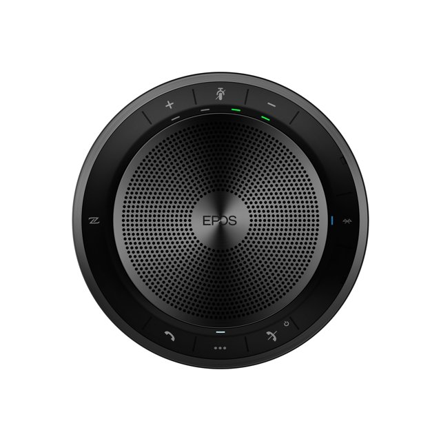 EPOS EXPAND 40 + - Haut-Parleur Intelligent - Bluetooth - Sans Fil, Filaire - USB-C - Noir, Gris - Optimisé pour UC