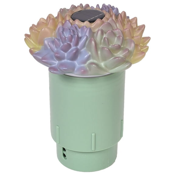 Solar Light Up Succulent Chlorinator