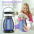 thumbnail image 4 of Bug Zapper Outdoor Indoor, Rechargeable Mosquito Zapper Waterproof, Electric Fly Zapper, 3 in 1 Fly Trap, Insect Killer Lamp for Home, Patio, Backyard, Kitchen, Camping, 4 of 8