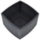 thumbnail image 3 of Mesa auxiliar de exterior Benzara 53 x 53 x 37 cm, ratán gris, 3 of 5