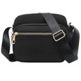 thumbnail image 1 of Bandolera DIHKLCIO de nailon impermeable para mujer, color negro, 1 of 6