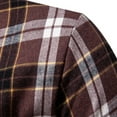 thumbnail image 5 of DDAPJ pyju Men's Plaid Flannel Shirts 2023 Clearance,Slim Fit Long Sleeve Dress Shirt Casual Button Down Checkered Shirts Western Cowboy Work Shirt, 5 of 9