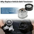 thumbnail image 7 of Belt Tensioner Drive Belt Tensioner Pulley Assembly for Hyundai Sonata 2020-2025 No.252812S000 Metal 1 Pc, 7 of 7