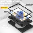 thumbnail image 3 of Case for  Galaxy A8 2022 X200 X205 10.5 Inch Tablet Protective Case Full Body Rugged with 360 Rotating Hand Strap, Pen Holder, Stand and Shoulder Strap, 3 of 7