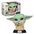 thumbnail image 1 of Pop Star Wars The Mandalorian 3.75 Inch Action Figure Exclusive - The Child Baby Yoda with Control Knob #370, 1 of 1