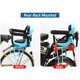 thumbnail image 4 of Asientos de bicicleta Asiento de bicicleta para niños Asiento de bicicleta montado en la parte trasera para niños y niños pequeños 6M-6Y Soporta hasta 77 lbs Romacci Asientos de bicicleta, 4 of 7