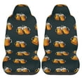 thumbnail image 2 of Fotbe Beer Pattern Automotive Seat Covers for Cars Trucks and SUVs – Car Seat Covers for Front Seats,Protective Seat Covers,Vehicle Seat Covers, Set of 2, 2 of 9