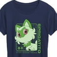 thumbnail image 3 of Pokémon - Sprigatito Stats - Women's Short Sleeve Graphic T-Shirt, 3 of 5