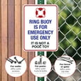 thumbnail image 4 of Ring Buoy is for Emergency Use Only, It is Not A Pool Toy Sign,, 4 of 8