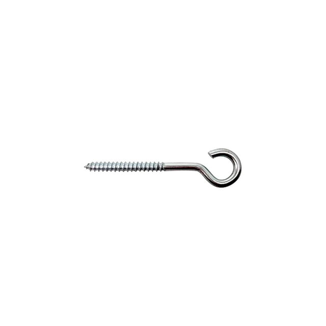 Stainless Steel Lag Screw Hook Thread 1/4 Inch Stainless Steel Screw Eyes Thread Screw Eye Lag Thread Screw Eye 3/16" x 3-3/4" (5)