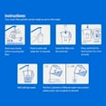 thumbnail image 5 of Great Value Water Filter Pitcher, BPA-Free, Certified to NSF/ANSI 42&53,7Cup Capacity, Digital Timer Indicator,HS528N White, 5 of 11