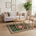 thumbnail image 3 of ODIKA Field Vintage Sport Emblem With Star Border And Diamond Layout Baseball Flowing Pet Friendly & Kids Safe Play for Playroom, Bedroom, Reading Nook, 3 of 7