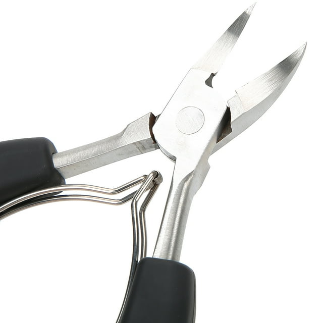 Pedicure Tool Cuticle Scissors, Cuticle Remover Nail , Cuticle Cutter for Fingernail Thick Ingrown Toenail Black,Red