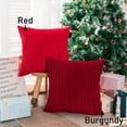 thumbnail image 4 of Fundas de almohada de terciopelo UGASA, 50 x 50 cm, rojas, 2 unidades, 4 of 9