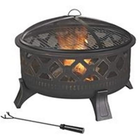 Soundbest Int Sourcing 3465127 32 In Round Steel Outdoor Fire Pit