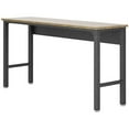 thumbnail image 3 of Pemberly Row Table de Travail de Garage Moderne en Bois/acier MDP Gris/naturel, 3 of 10