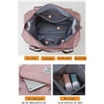 thumbnail image 2 of Kmbangi Sac de Voyage Grande Capacité Motifs Lettres Sac de Rangement Sac à Main, 2 of 4