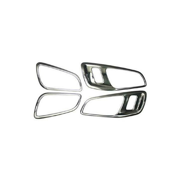 Chrome Steel Inner Door Handle F for Ram e Trim 4 Pieces for Ford Escape Kuga 2013 - 2019 F-