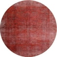 thumbnail image 1 of Ahgly Company Machine Washable Indoor Round Contemporary Valentine Red Area Rugs, 8' Round, 1 of 7