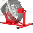 thumbnail image 1 of Soozier Cale de Roue de Moto, Support de Roue de Moto 660 lbs, Rouge, 1 of 10