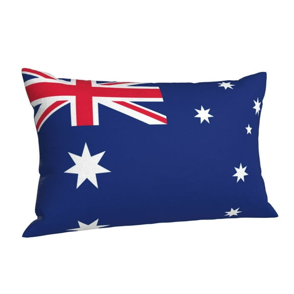 Australian Flag Throw Pillow Cushion Cover Decorative Rectangle Pillow Case 20"x30"