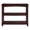 thumbnail image 4 of Scranton & Co 3-Shelf Console Table in Espresso Solid Wood Finish, 4 of 8